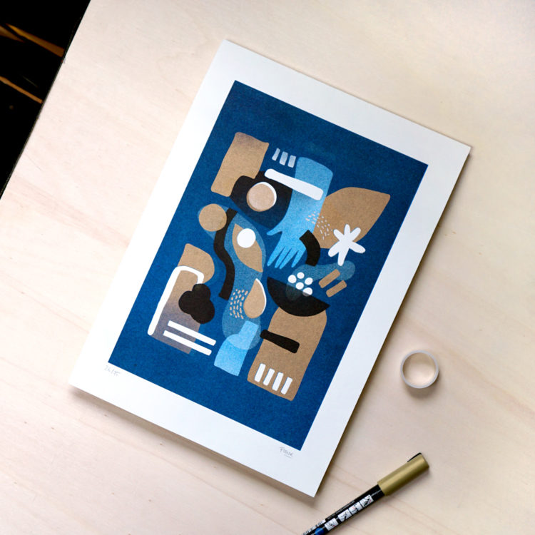 Nuit bleue (A4) – Image 4