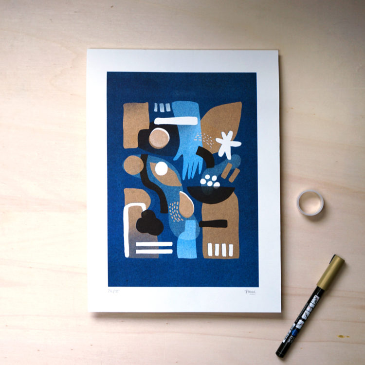 Nuit bleue (A4) – Image 2